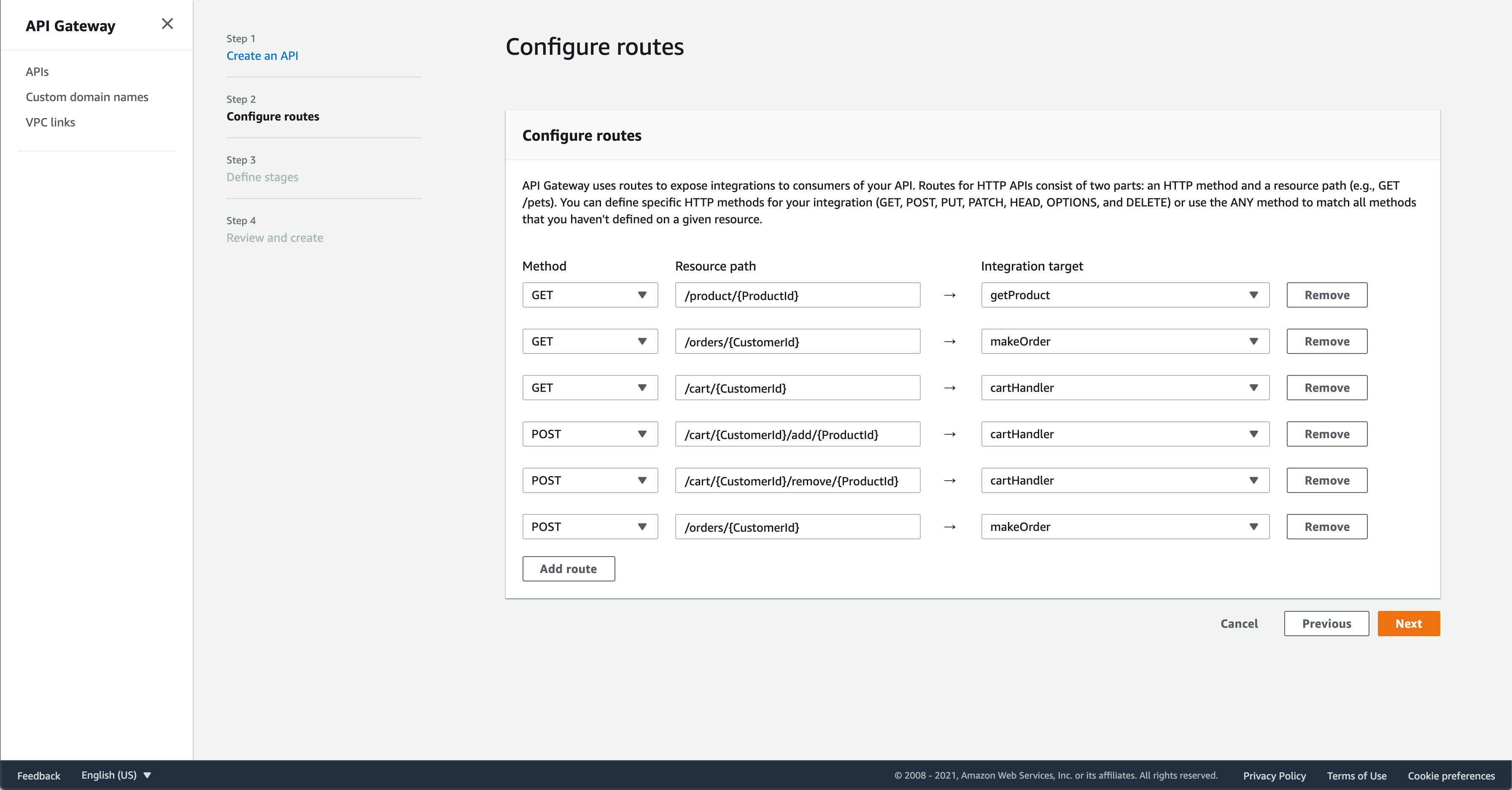 API Gateway Page 3